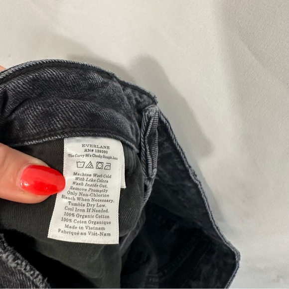 Everlane The Curvy 90s Cheeky Straight Leg Denim Jeans - Picture 12 of 13